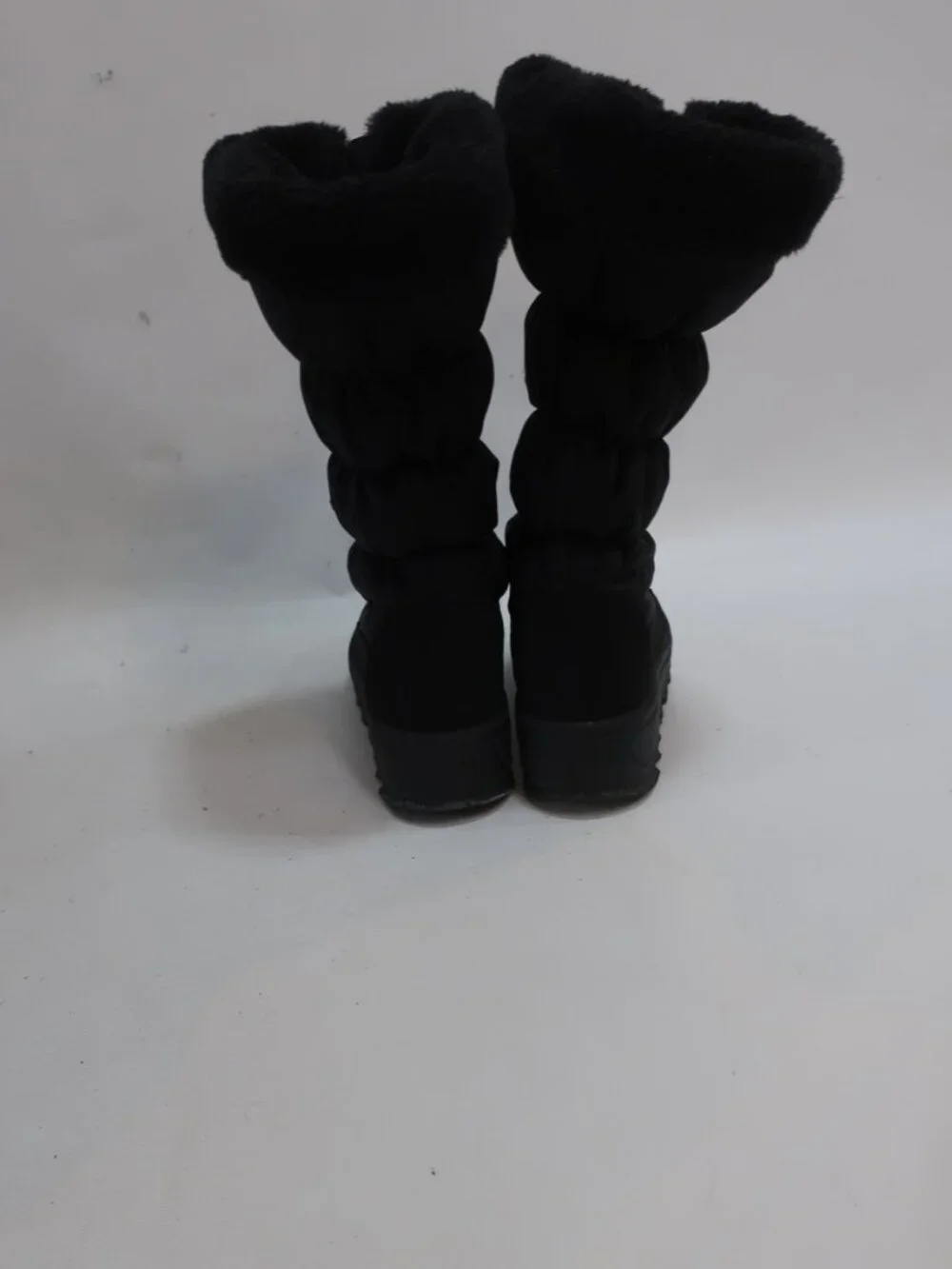 Womens Pajar Canada Toboggan 2.0 Black Shearling Wool Blend Lining Boots 7 - 7.5